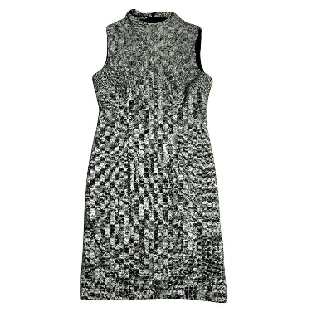 Bloomigdales now wool silk combination dress, inner lining, classy preppy, 2000s